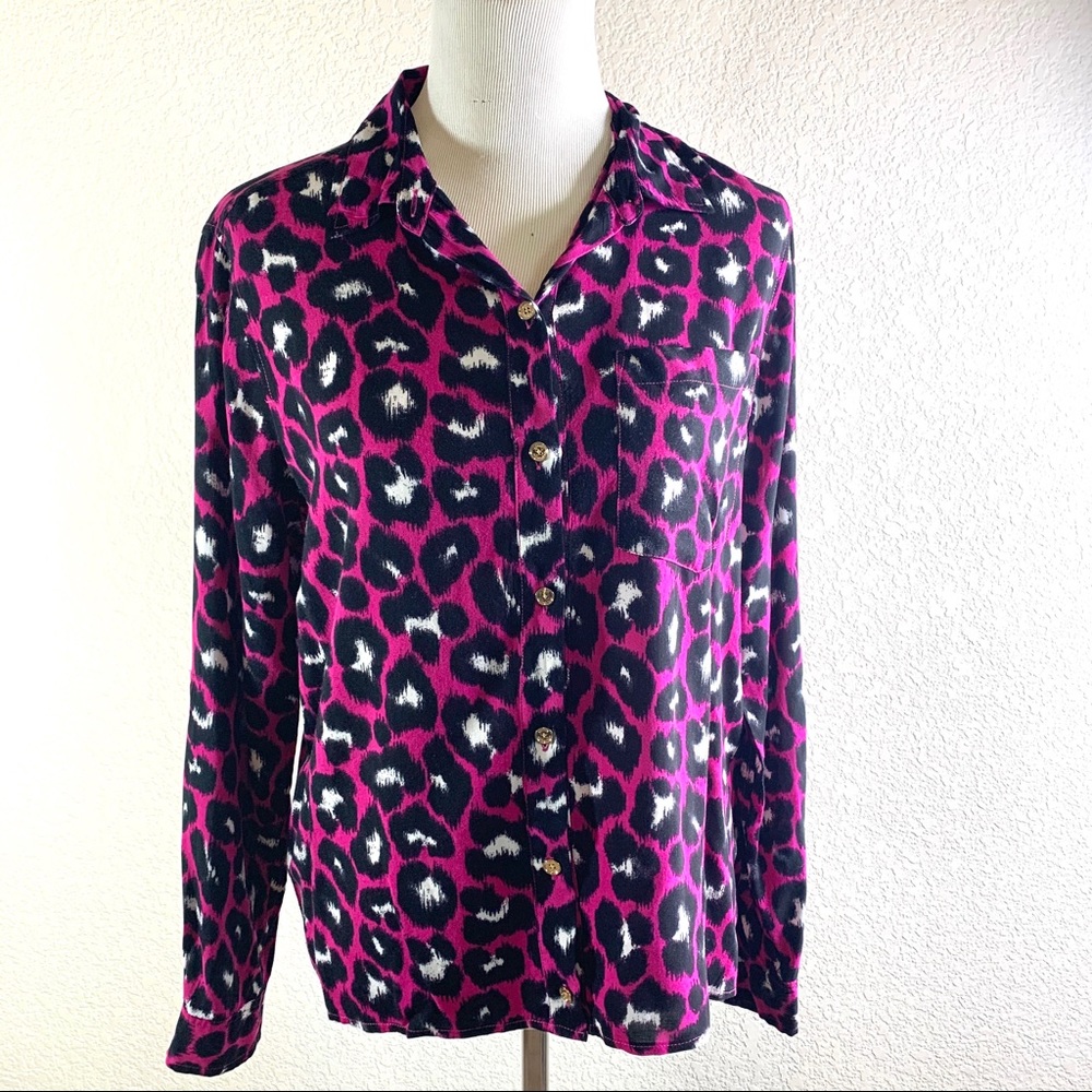 MICHAEL Michael Kors Leopard Print Shirt - Picture 7 of 8